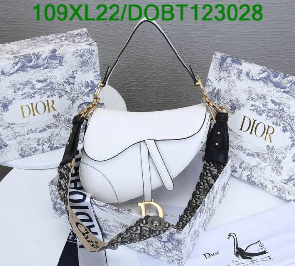 Dior AAA+ Replica Saddle Designer Ladies Handle Bag DOBT123028187