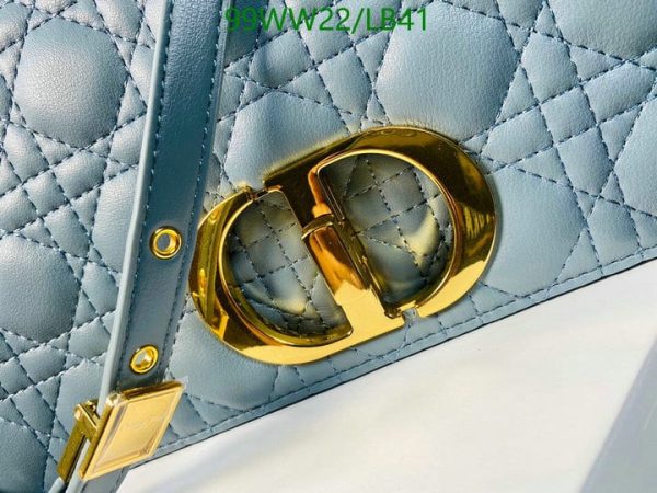 Dior AAA+ Replica Sheepskin Large Caro Handbag LB41164329764