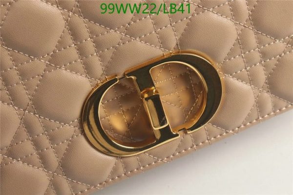 Dior AAA+ Replica Sheepskin Large Caro Handbag LB41164329764