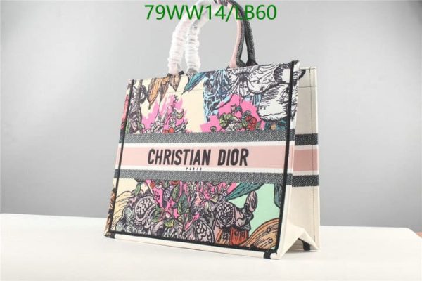 Dior Mutabilis AAA+ Replica Canvas Book Tote LB60164397512