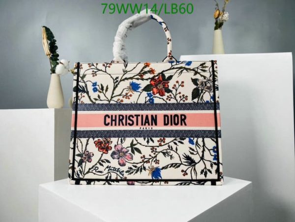 Dior Mutabilis AAA+ Replica Canvas Book Tote LB60164397512