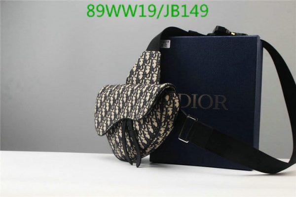 Dior Oblique AAA+ Replica Luxury Maxi Saddle Bag JB14916439754