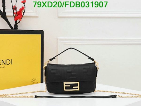 Fendi AAA+ Replica Baguette Mini Leather Bag FDB0319075768