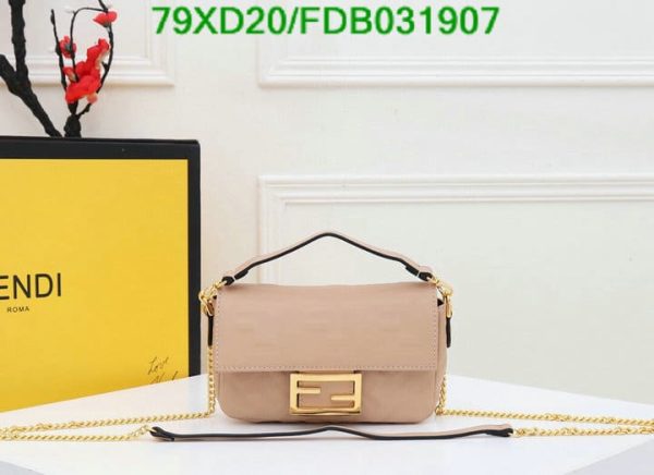 Fendi AAA+ Replica Baguette Mini Leather Bag FDB0319075768