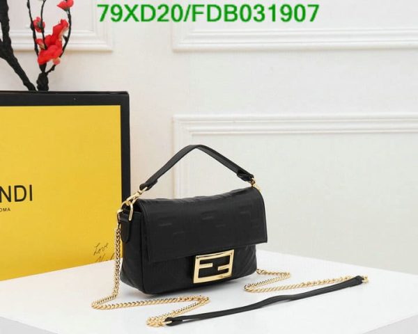 Fendi AAA+ Replica Baguette Mini Leather Bag FDB0319075768