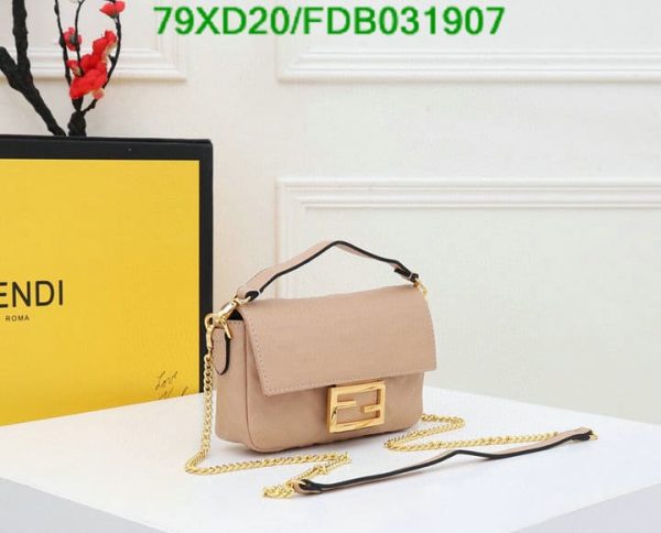 Fendi AAA+ Replica Baguette Mini Leather Bag FDB0319075768