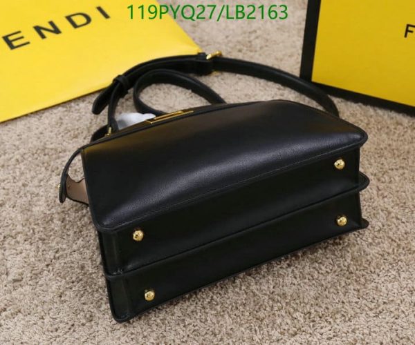 Fendi AAA+ Replica Black Peekaboo Handbag  LB21630145698