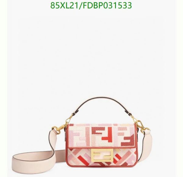 Fendi AAA+ Replica Fendi Pink Leather Bag FDBP031533159