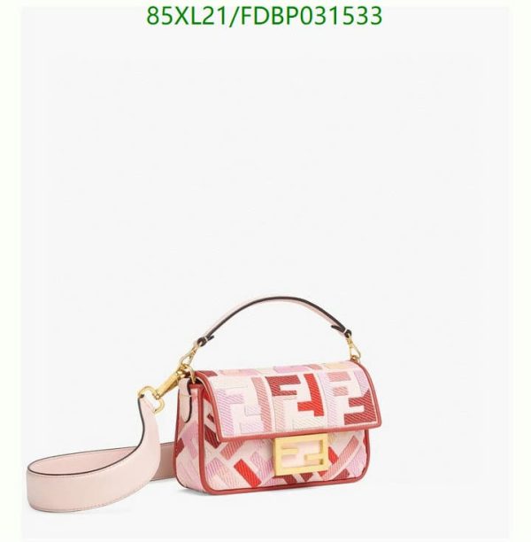 Fendi AAA+ Replica Fendi Pink Leather Bag FDBP031533159