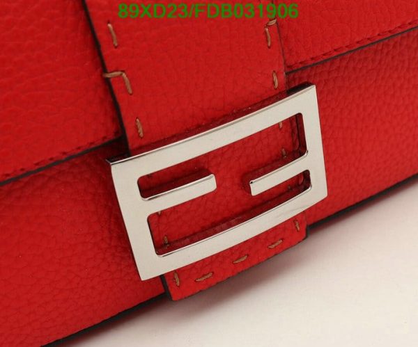 Fendi AAA+ Replica Romano Selleria Baguette Papavero Bag FDB0319064576