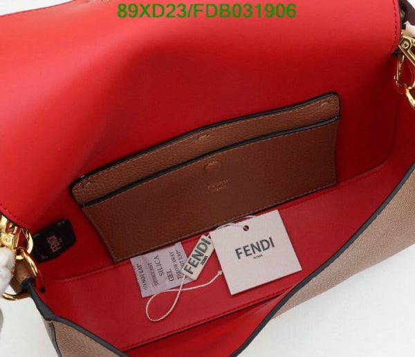 Fendi AAA+ Replica Romano Selleria Baguette Papavero Bag FDB0319064576