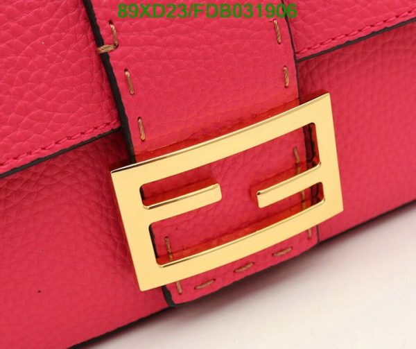 Fendi AAA+ Replica Romano Selleria Baguette Papavero Bag FDB0319064576