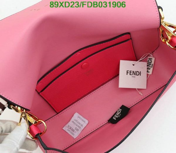 Fendi AAA+ Replica Romano Selleria Baguette Papavero Bag FDB0319064576