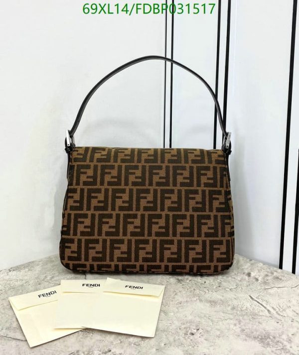 Fendi AAA+ Replica Mama Baguette, Zucca Hand Bag FDBP03151715