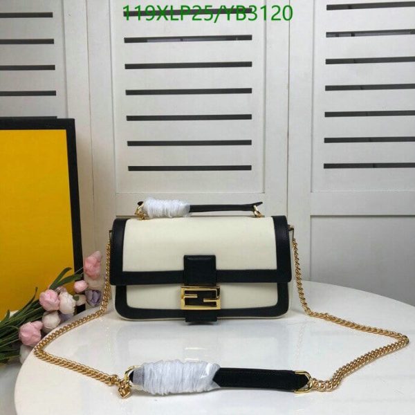 Fendi AAA+ Replica Micro Baguette Chain Shoulder Bag YB31201941234