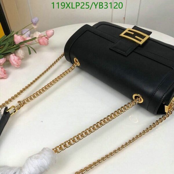 Fendi AAA+ Replica Micro Baguette Chain Shoulder Bag YB31201941234