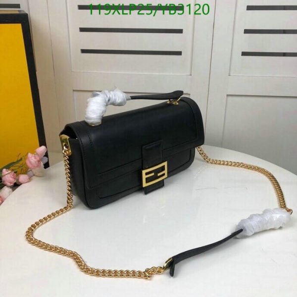 Fendi AAA+ Replica Micro Baguette Chain Shoulder Bag YB31201941234