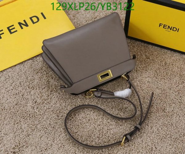 Fendi AAA+ Replica Mini Peekaboo Selleria Handbag YB31222586321