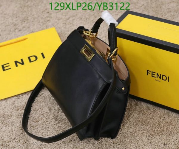 Fendi AAA+ Replica Mini Peekaboo Selleria Handbag YB31222586321