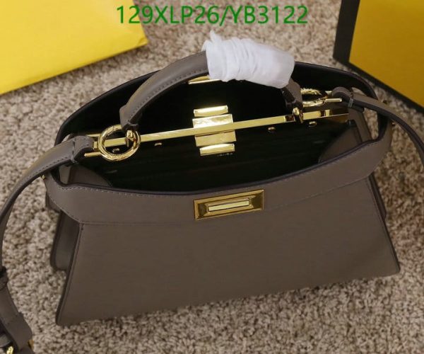 Fendi AAA+ Replica Mini Peekaboo Selleria Handbag YB31222586321