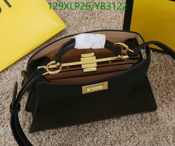 Fendi AAA+ Replica Mini Peekaboo Selleria Handbag YB31222586321