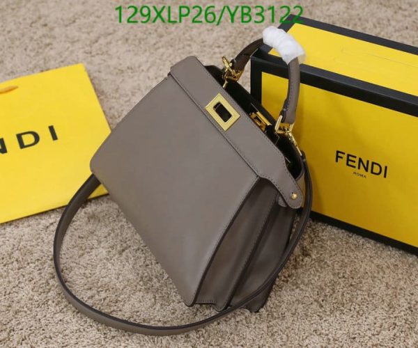 Fendi AAA+ Replica Mini Peekaboo Selleria Handbag YB31222586321