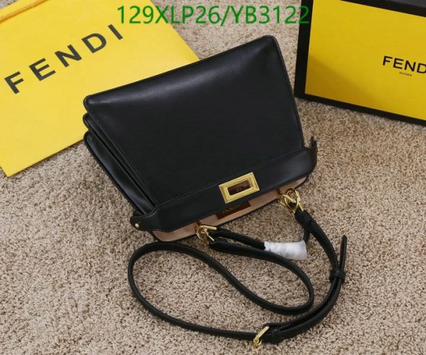 Fendi AAA+ Replica Mini Peekaboo Selleria Handbag YB31222586321