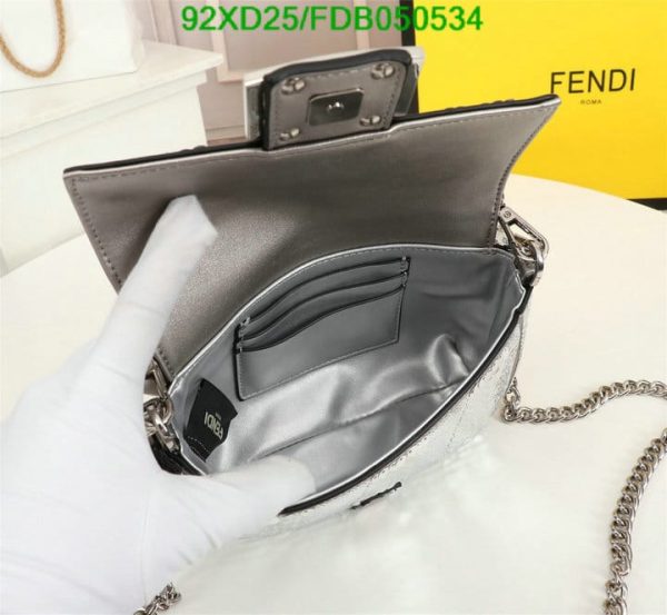 Fendi AAA+ Replica Mini baguette satin bag FDB0505342753