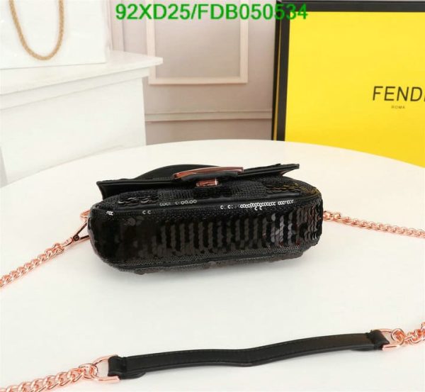 Fendi AAA+ Replica Mini baguette satin bag FDB0505342753