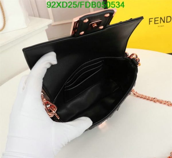 Fendi AAA+ Replica Mini baguette satin bag FDB0505342753