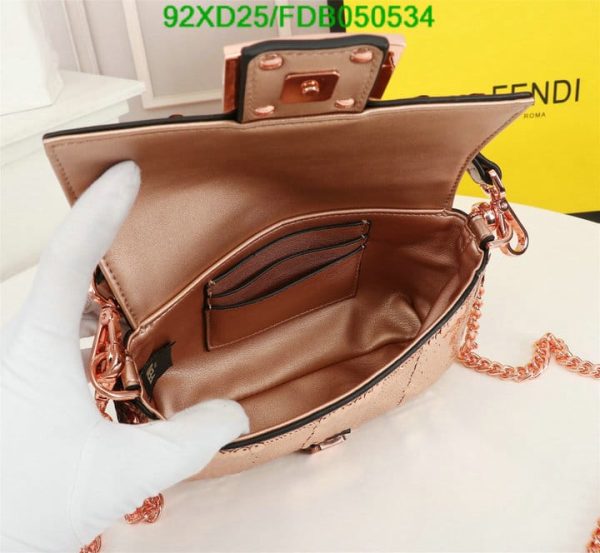 Fendi AAA+ Replica Mini baguette satin bag FDB0505342753