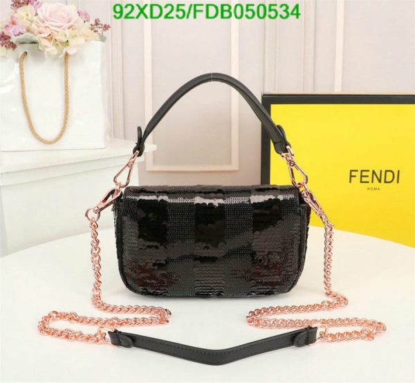 Fendi AAA+ Replica Mini baguette satin bag FDB0505342753