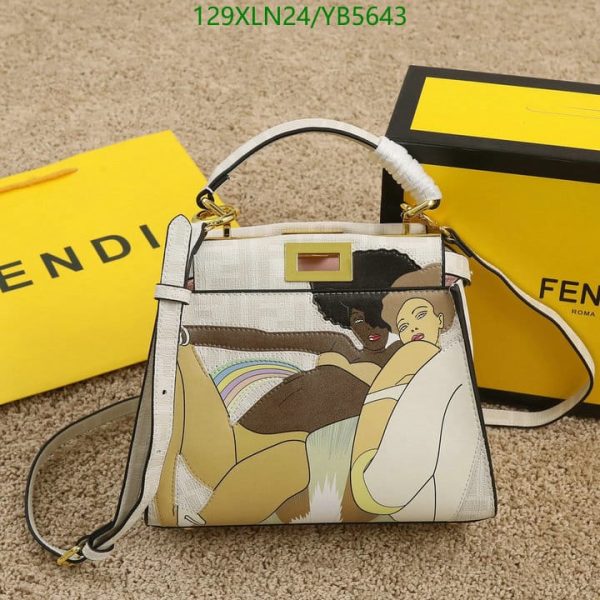 Fendi AAA+ Replica Nano peekaboo maxi handle YB56435760315