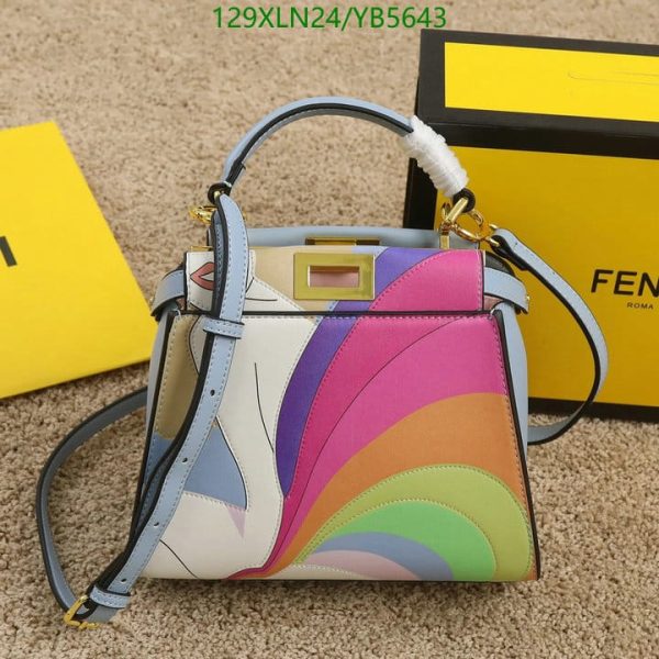 Fendi AAA+ Replica Nano peekaboo maxi handle YB56435760315