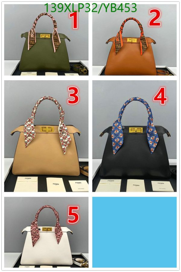 Fendi AAA+ Replica Peekaboo ISeeU Medium leather Bag YB45321569874