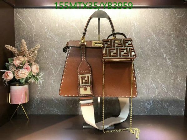 Fendi AAA+ Replica Peekaboo Hand Bag YB39591597523