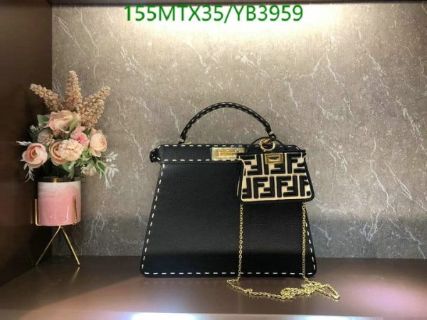 Fendi AAA+ Replica Peekaboo Hand Bag YB39591597523