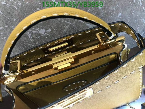 Fendi AAA+ Replica Peekaboo Hand Bag YB39591597523