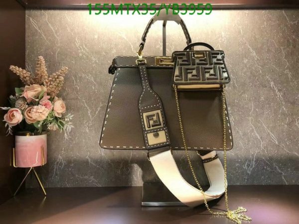 Fendi AAA+ Replica Peekaboo Hand Bag YB39591597523