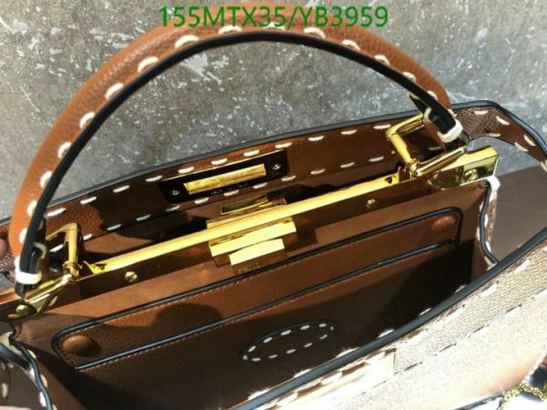 Fendi AAA+ Replica Peekaboo Hand Bag YB39591597523