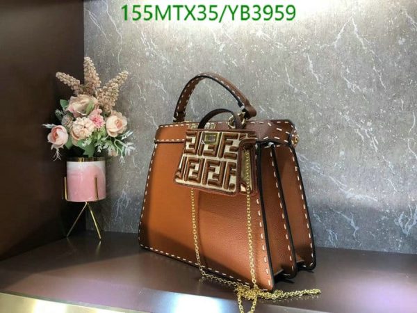 Fendi AAA+ Replica Peekaboo Hand Bag YB39591597523