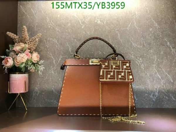 Fendi AAA+ Replica Peekaboo Hand Bag YB39591597523