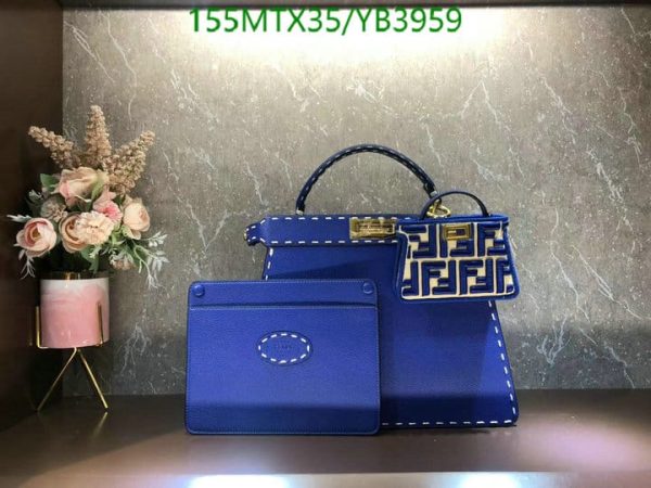 Fendi AAA+ Replica Peekaboo Hand Bag YB39591597523