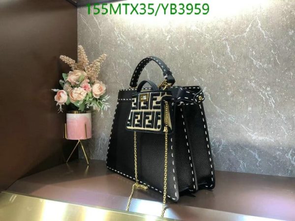 Fendi AAA+ Replica Peekaboo Hand Bag YB39591597523