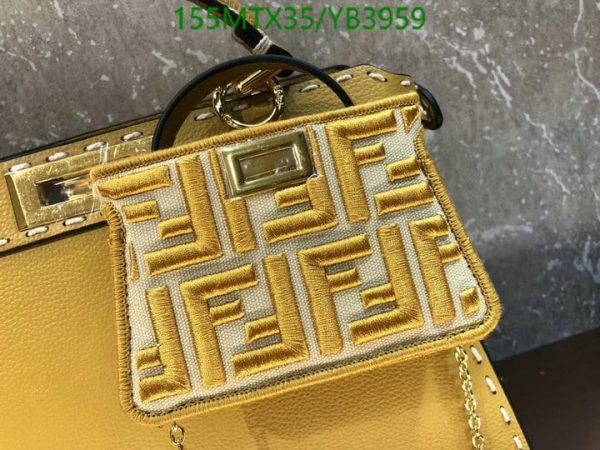 Fendi AAA+ Replica Peekaboo Hand Bag YB39591597523