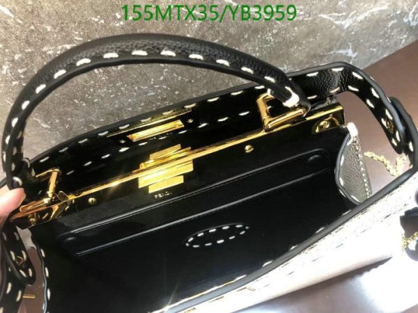 Fendi AAA+ Replica Peekaboo Hand Bag YB39591597523