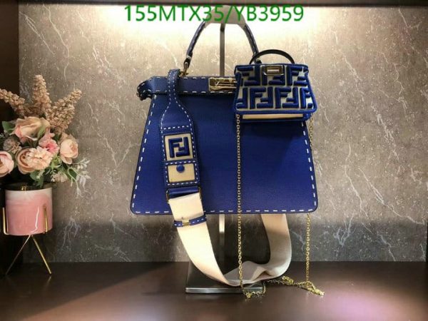 Fendi AAA+ Replica Peekaboo Hand Bag YB39591597523