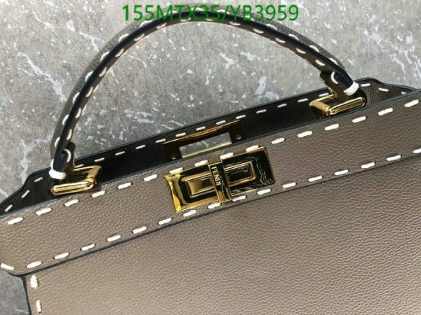 Fendi AAA+ Replica Peekaboo Hand Bag YB39591597523