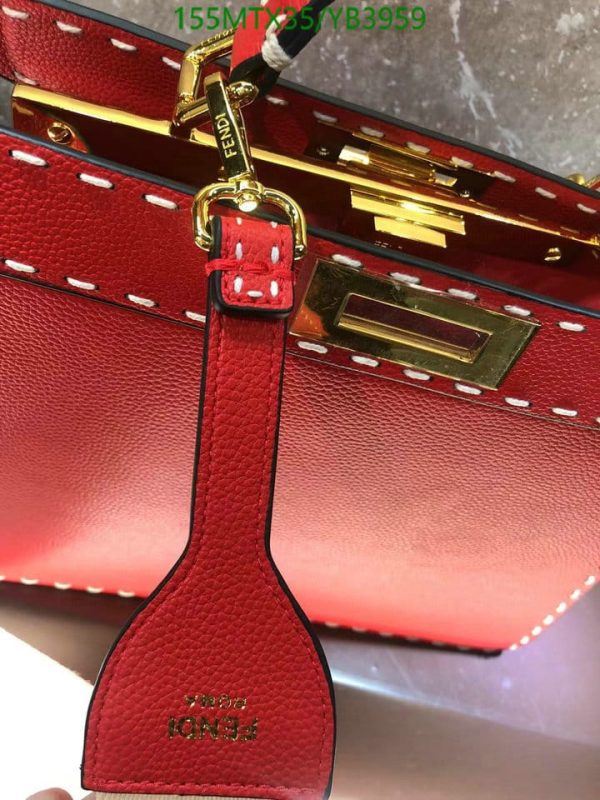 Fendi AAA+ Replica Peekaboo Hand Bag YB39591597523