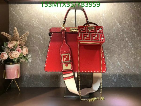 Fendi AAA+ Replica Peekaboo Hand Bag YB39591597523